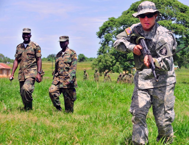 Cadets, midshipmen build partnership in Uganda