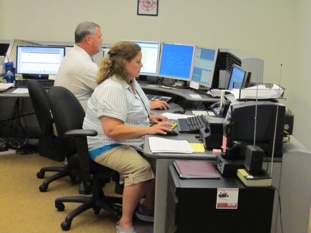 Dispatchers At The 911 Center