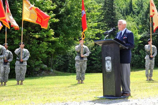 Community honors division Soldiers past, present at Adirondacks high peak