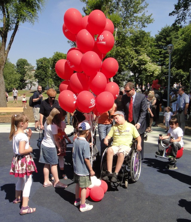 USACE, EUCOM deliver special needs playground to Croatia