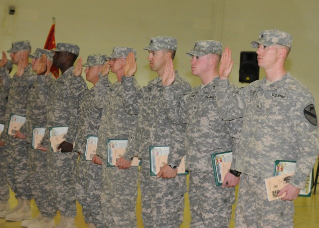 ‘Black Dragon’ Soldiers join time-honored NCO corps