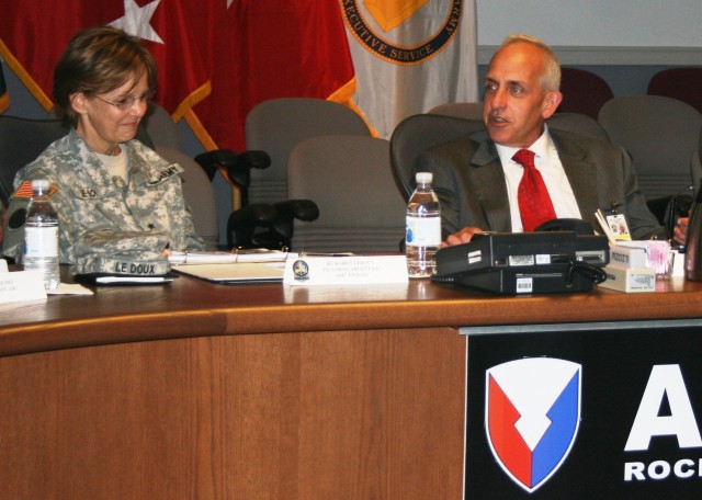 Brig. Gen. LeDoux visits ASC