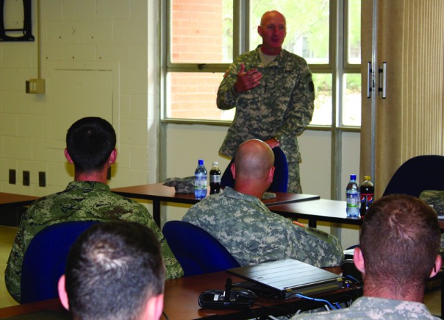 20110812 - Gen Robert Cone at Fort Gordon