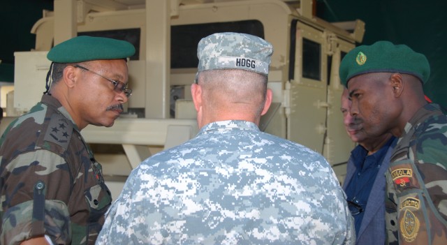 Angolan commander visits U.S. Army Africa