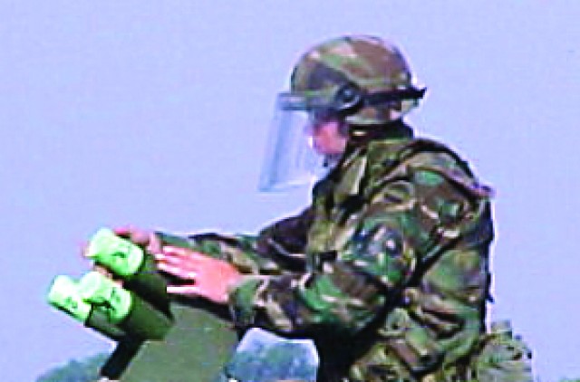 New M-98 grenade provides troops non-lethal warning options