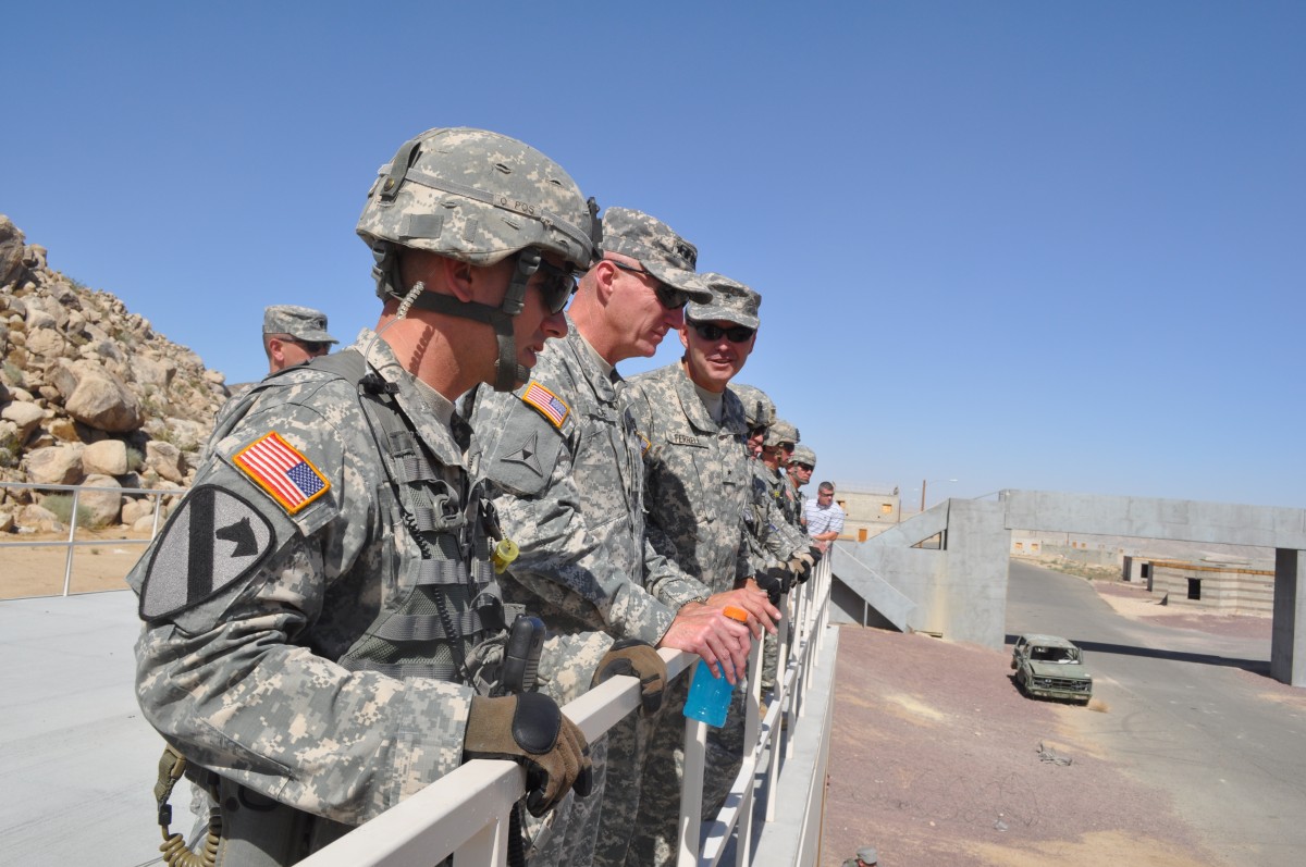 TRADOC commander visits NTC Article The United States Army