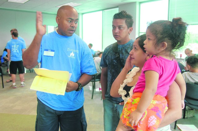 Soldiers help youth get mandatory school physicals