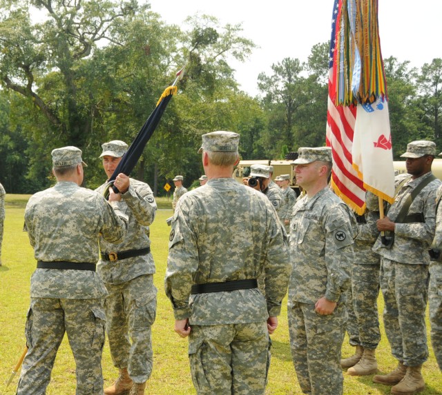 81st Regional Support Change of Command ceremony