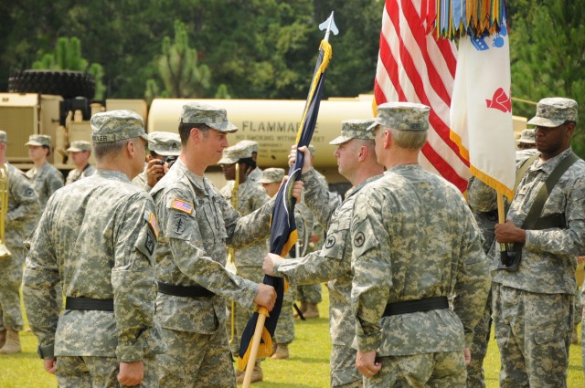 81st Regional Support Change of Command ceremony