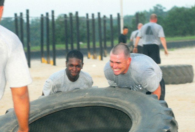 Battalion cadre collide in Mailed Foot Challenge