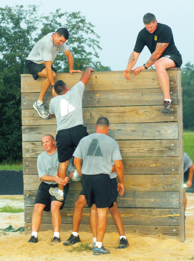 Battalion cadre collide in Mailed Foot Challenge