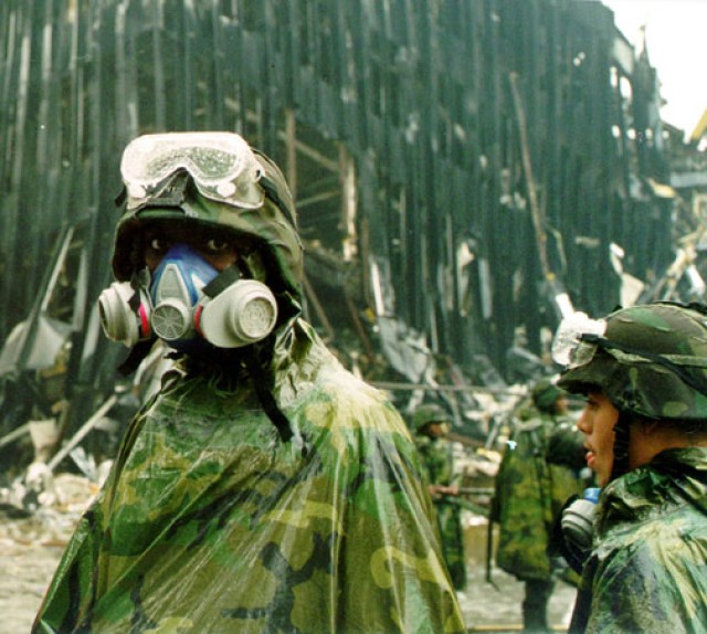 Soldiers born from ground zero ashes