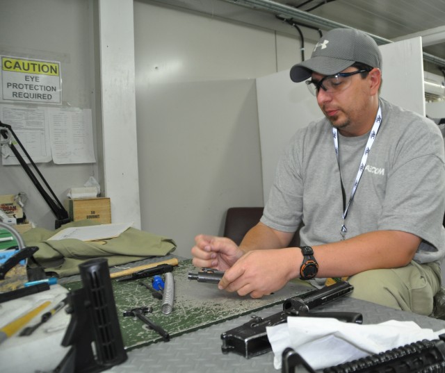 Small arms support center on Kandahar here to support warfighters