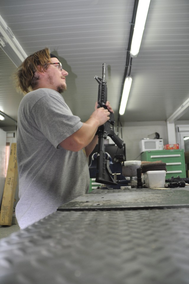 Small arms support center on Kandahar here to support warfighters