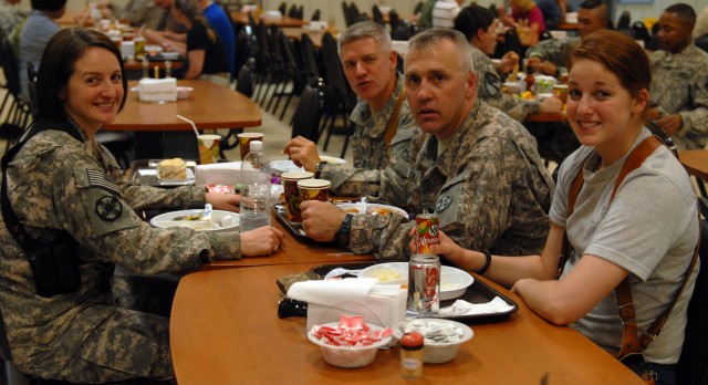 Family reunites during deployment