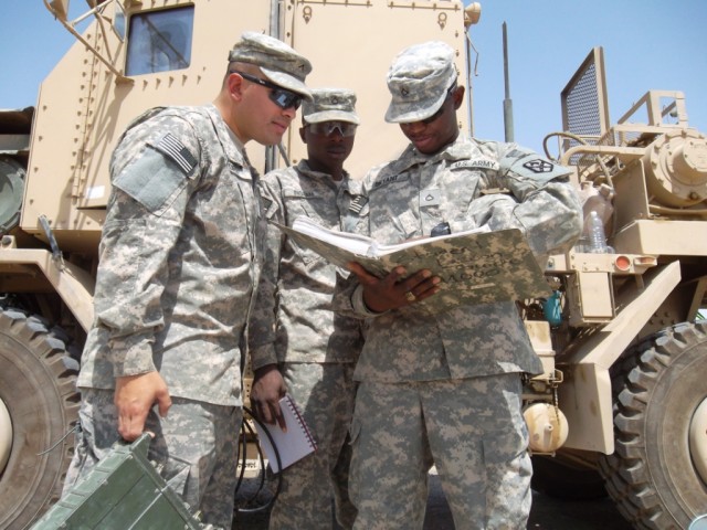 Dedication of signalers keep 68th Trans. Co. connected