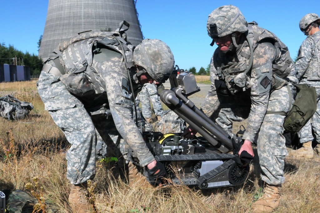 Hazardous response platoon trains at unfinished nuclear power plant ...