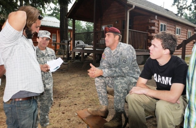 Director notes between takes