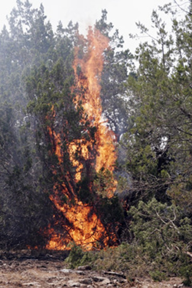 Fort Hood Battles Wildfires