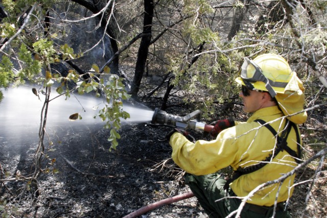 Fort Hood Battles Wildfires
