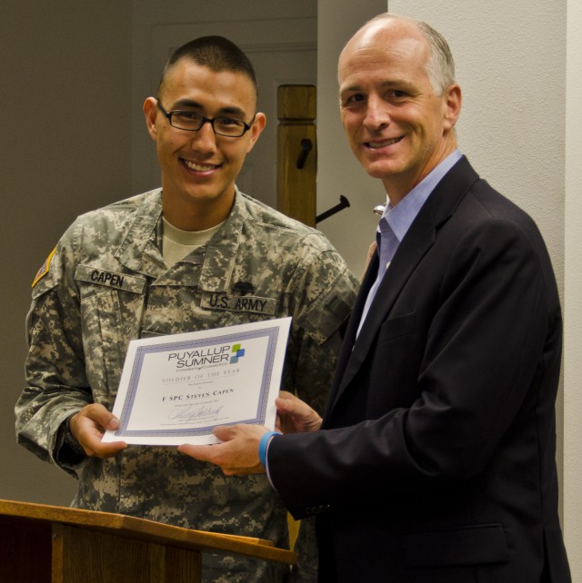 JBLM Soldier of The Year awarded by Congressman