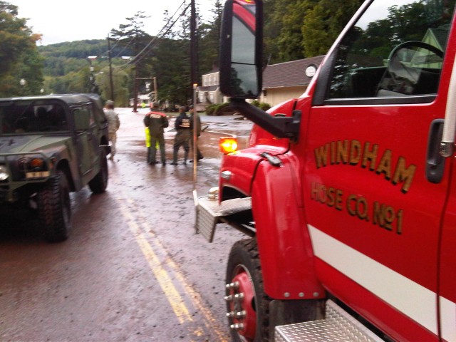 New York Army National Guard Responds to Catskill Mountain Flooding 