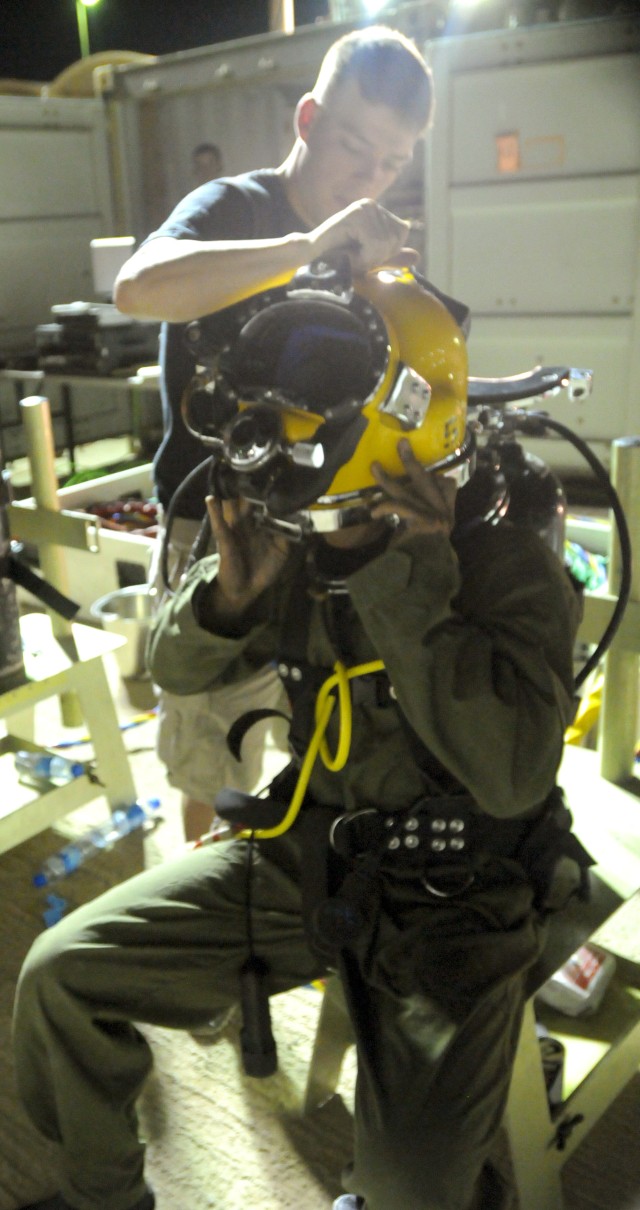 7th Engineer Dive Team conducts salvage diver qualifications