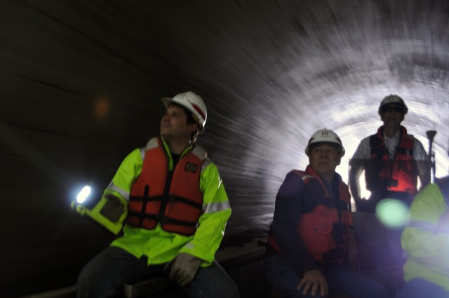 Corps inspects outlet tunnel gates at Oahe Dam