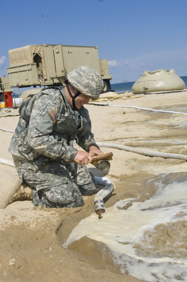 Fort Campbell, Ky.-based water purification Soldiers take annual competition