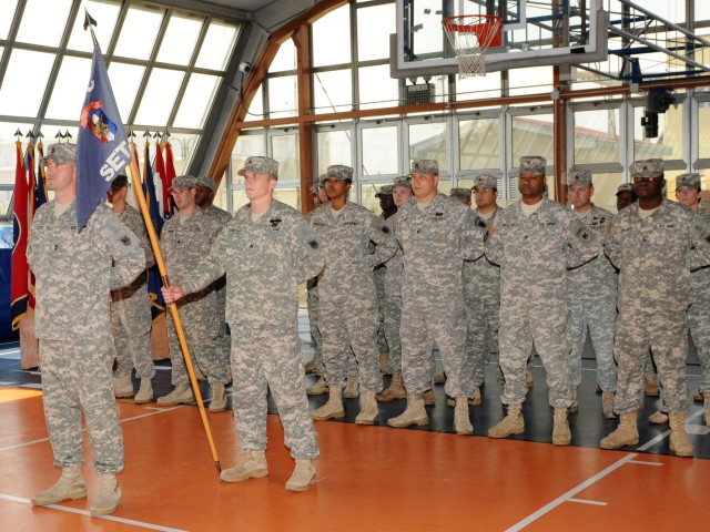 U.S. Army Africa Headquarters Support Company change of command