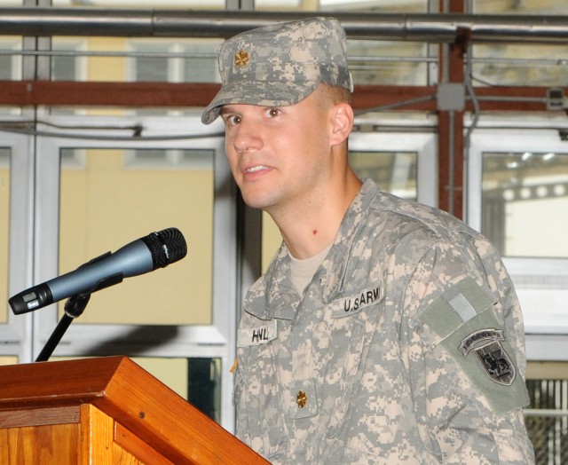 U.S. Army Africa Headquarters Support Company change of command