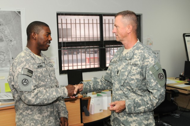 Third Army CSM visits troops in Qatar