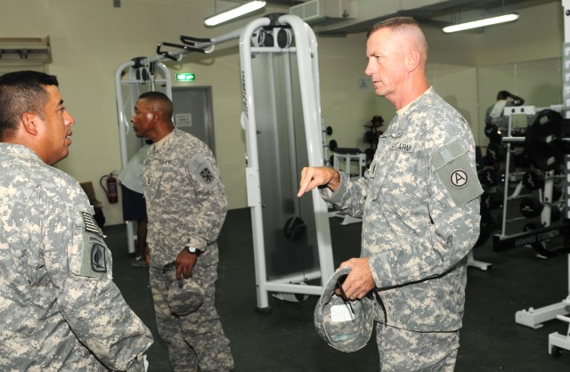 Third Army CSM visits troops in Bahrain