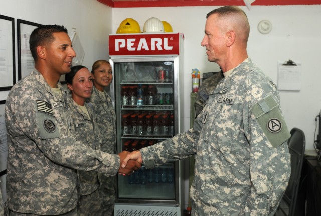 Third Army CSM visits troops in Bahrain