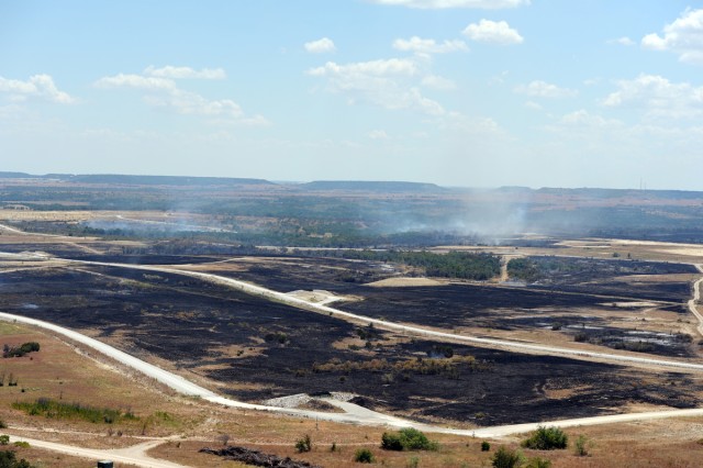 Fort Hood battles 11,300 acres of wildfires