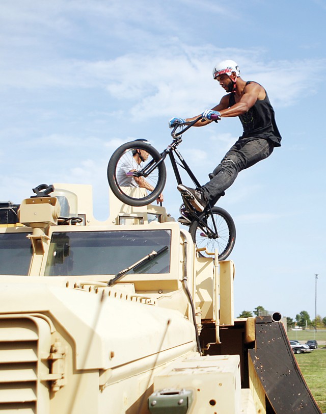 Bikes Over Baghdad wows Fort Riley crowds