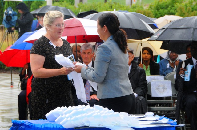 40 ribbons placed in memory at Pentagon Memorial