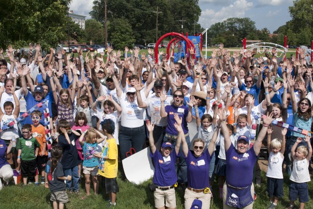 SecDef, volunteers build Fort Meade playground to remember 9/11