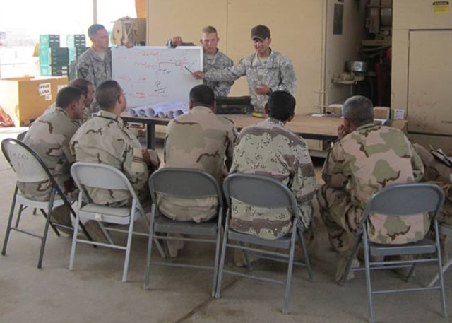 'Red Dragon' maintenance platoon trains IA