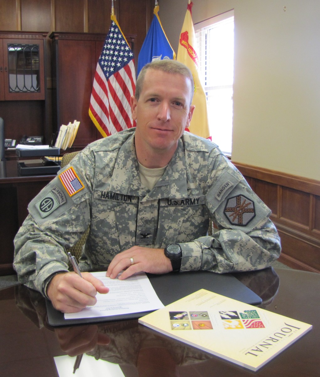 Garrison Commander Leads BRAC Support Article The United States Army