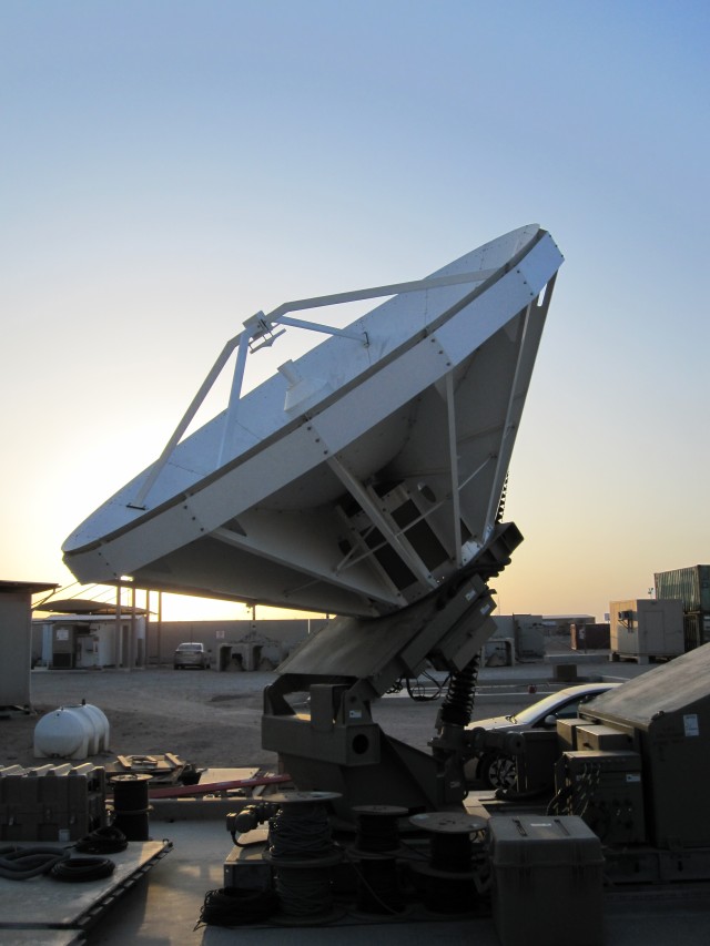 Deployable Ku Band Earth Terminal