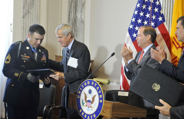 New Mexico Congressional delegation honors Sergeant First Class Petry
