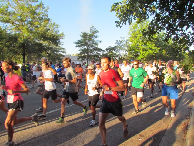 165 Participate In 9.11K Run