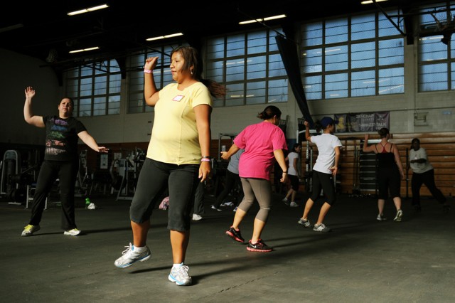 Fitness day gives spouses chance to develop physical resilience