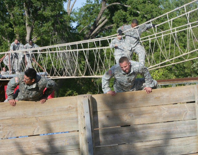 Leadership gauntlet at Fort Sill