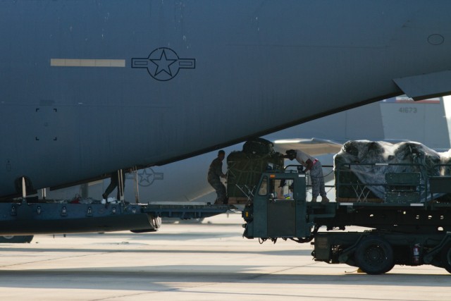 CDS bundles loaded onto aircraft