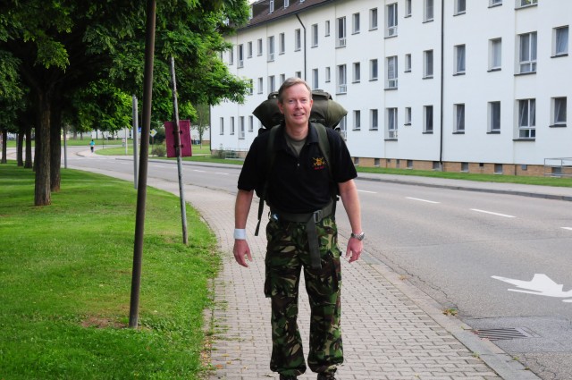 British officer plans 480-mile trek on foot