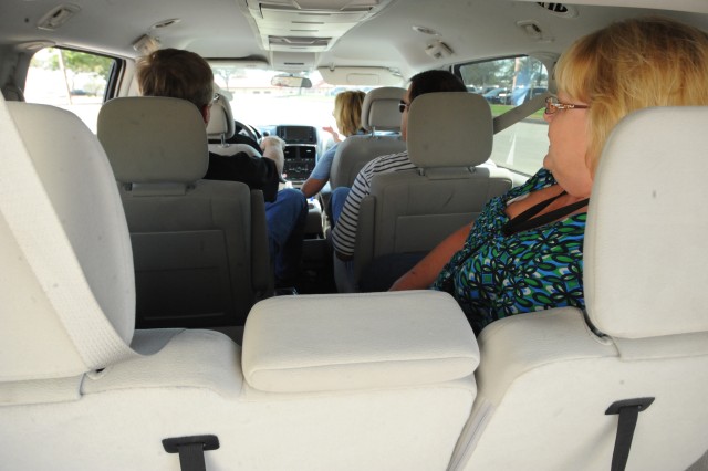 Installation Management Command employees enjoy a free ride to work