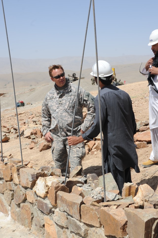 2 Afghan National Police projects in Daykundi province underway