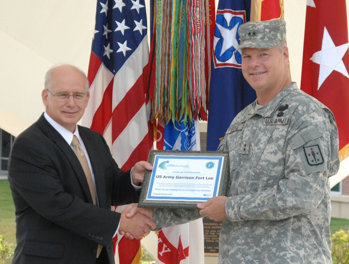 Fort Lee Earns 'Extraordinary' Award Article The United States Army